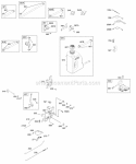 Controls Fuel Supply Governor Spring Ignition Diagram and Parts List for 212902-0015-E1  Briggs and Stratton Engine